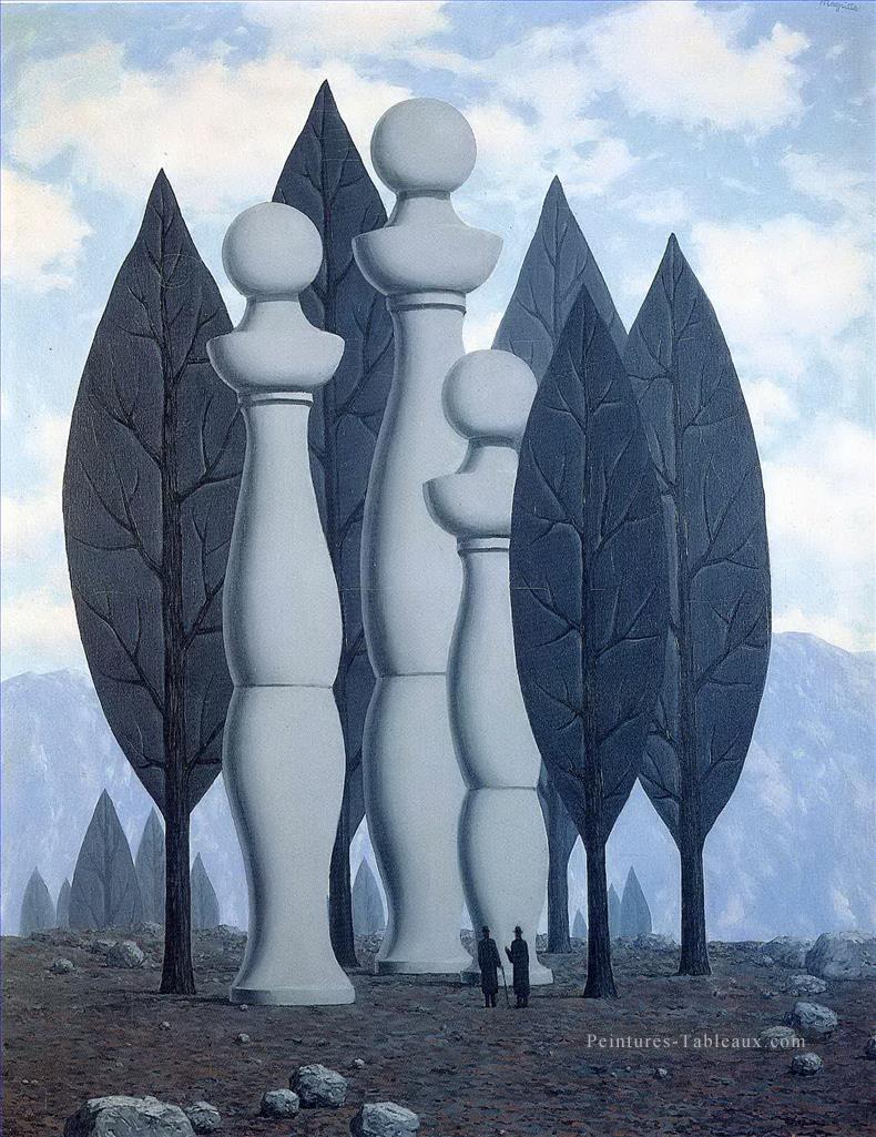 the art of conversation 1950 1 Rene Magritte Oil Paintings
